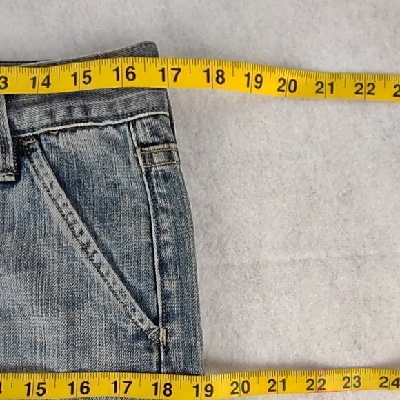 Old Navy Women's Blue Cotton Denim Mini Skirt Size 6 - Picture 8 of 11